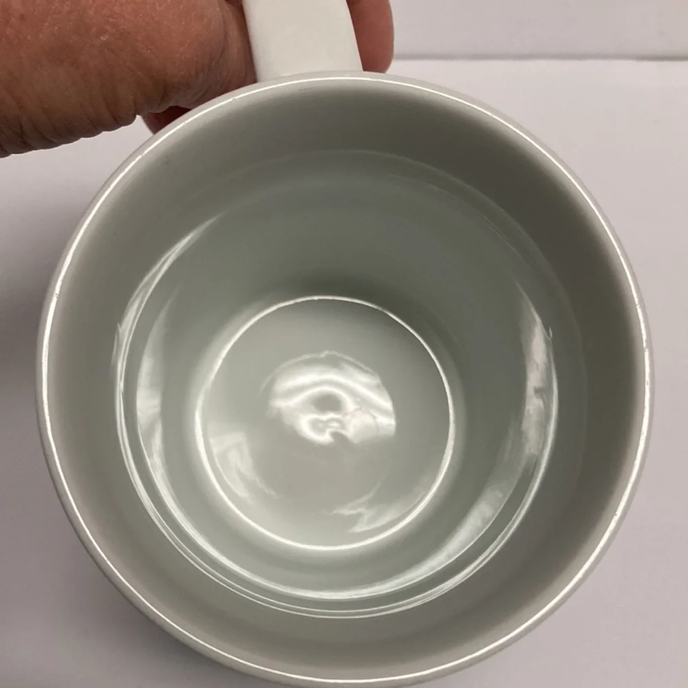 Crate&Barrel Monogram Letter W Coffee Mug